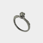 Majestic Solitaire Diamond Ring