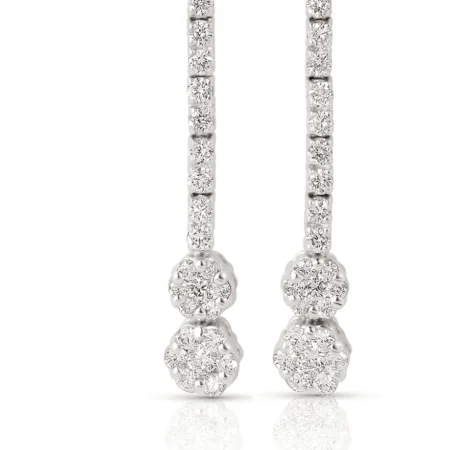 Bridal Vertical Diamond Drops