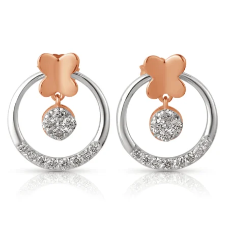 Butterfly Glimmer Diamond Earrings