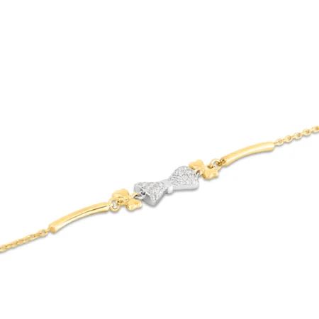 Diamond Ribbon Bracelet