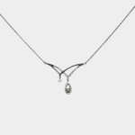 Elegant Tear Diamond Necklace