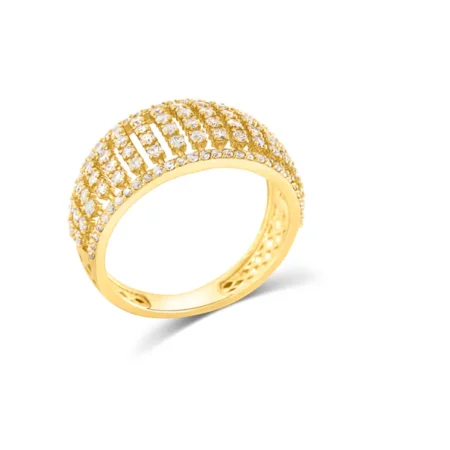 Diamond Cascade Ring