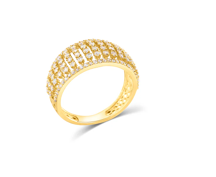 Diamond Cascade Ring