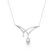 Elegant Tear Diamond Necklace