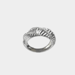 Diamond Swirl Elegance Ring